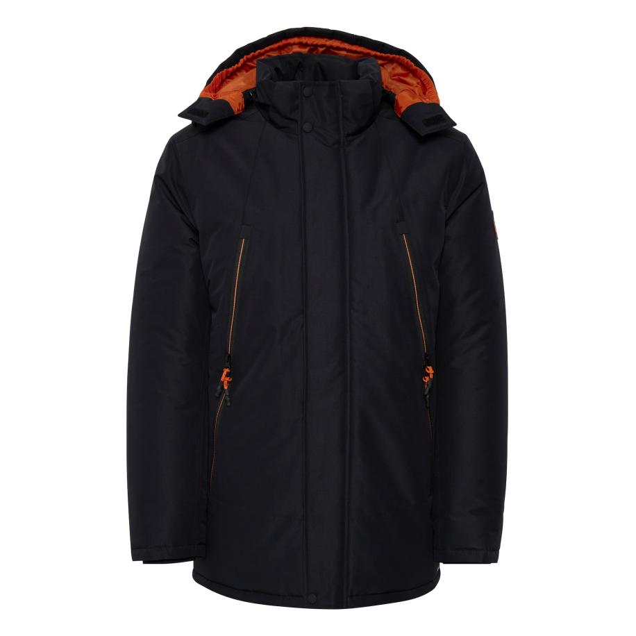 FQ1924 FQ1924 Winterjas Abbe oranjerood / zwart -