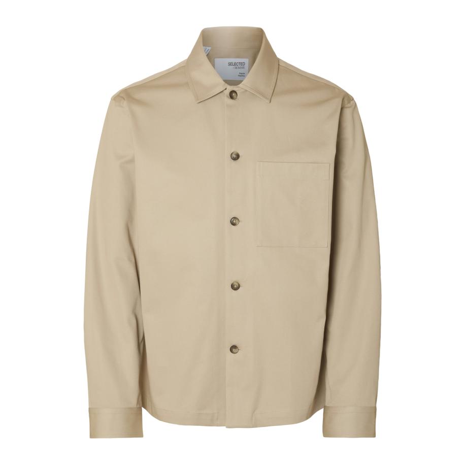Selected SELECTED Tussenjas SLHTATE donkerbeige -