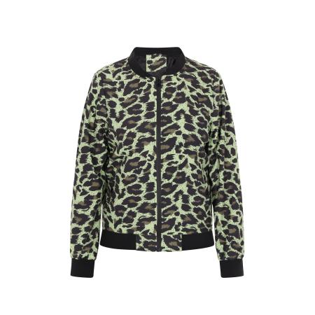 MYMO myMo ROCKS Tussenjas Cosimon bruin / limoen / zwart