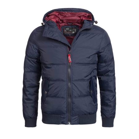 INDICODE JEANS INDICODE JEANS Winterjas Adrian ZA navy / donkerrood