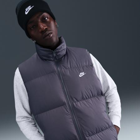 Nike Sportswear Club Therma-FIT gewatteerde bodywarmer voor heren - Grijs
