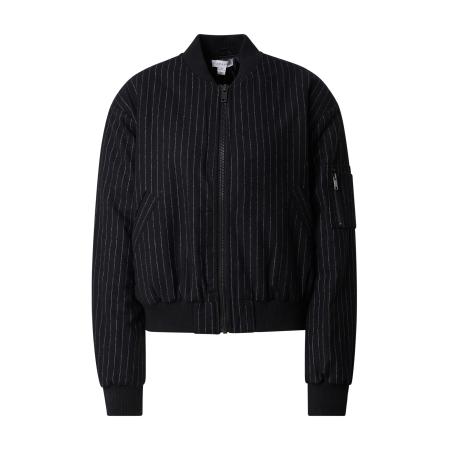 TOPSHOP Tussenjas zwart / wit