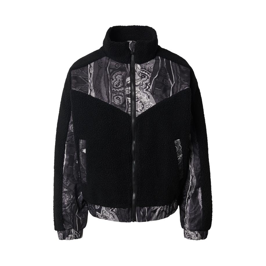 carlo colucci Carlo Colucci Fleece jas Ezechiele grijs / zwart / wit -