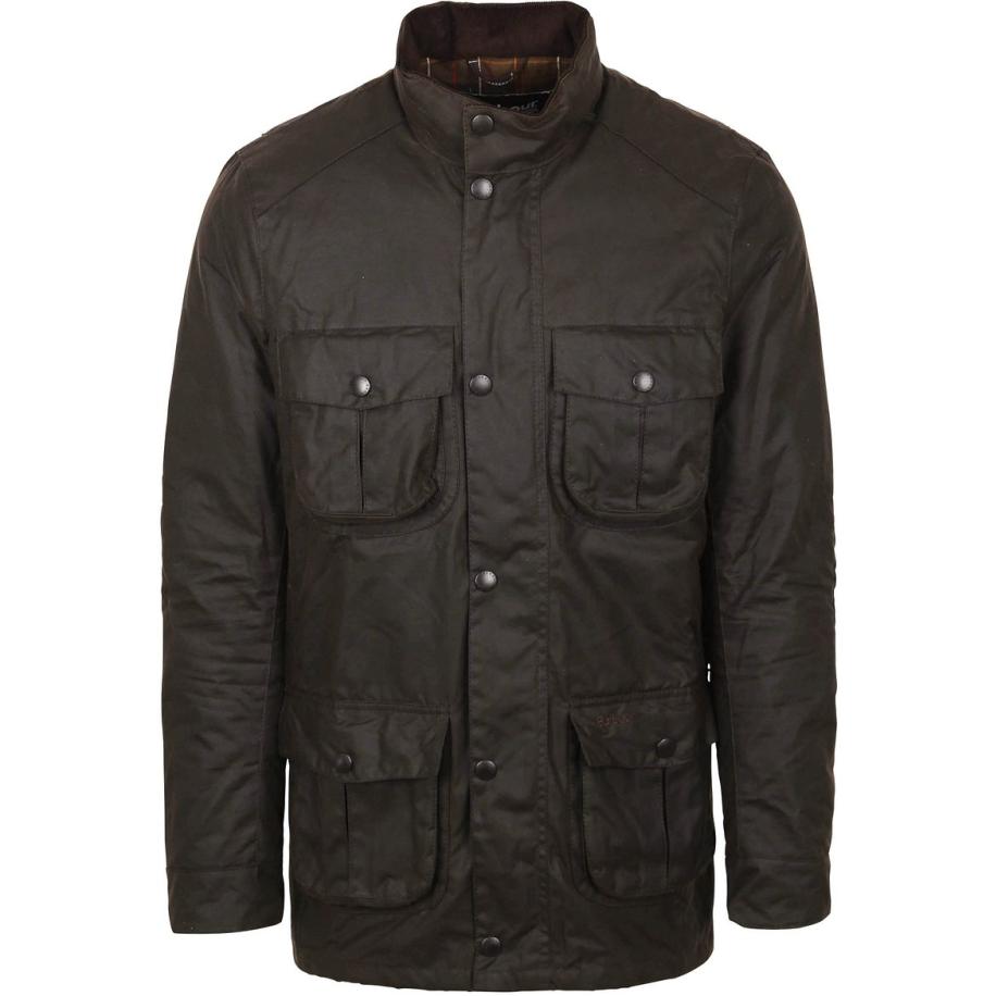Barbour Waxjas Corbridge Olive Groen