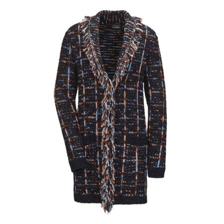 Goldner Goldner Tussenjas beige / nachtblauw / lichtblauw / bruin