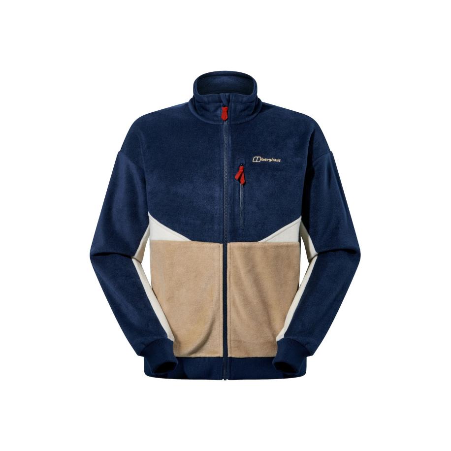 Berghaus Berghaus Fleece jas beige / blauw / gemengde kleuren -