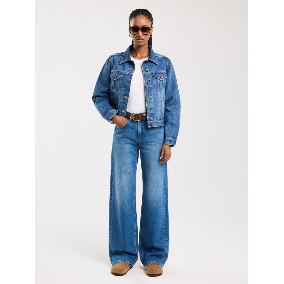 Big Star BIG STAR Tussenjas JOSEPHINE blauw denim -