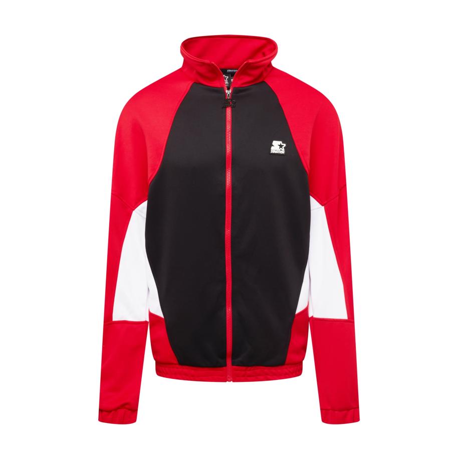 Starter Black Label Starter Black Label Tussenjas vuurrood / zwart / wit -