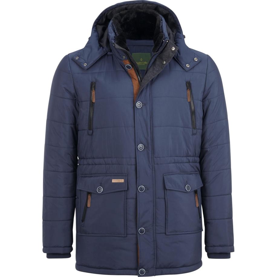Charles Colby Charles Colby Winterparka Sir Horace donkerblauw -