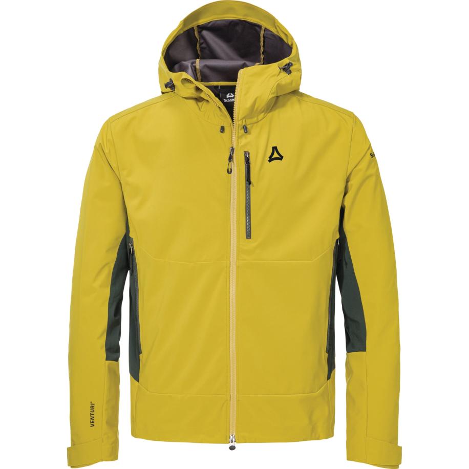 Schöffel Schöffel Outdoorjas Mountain geel / zwart -