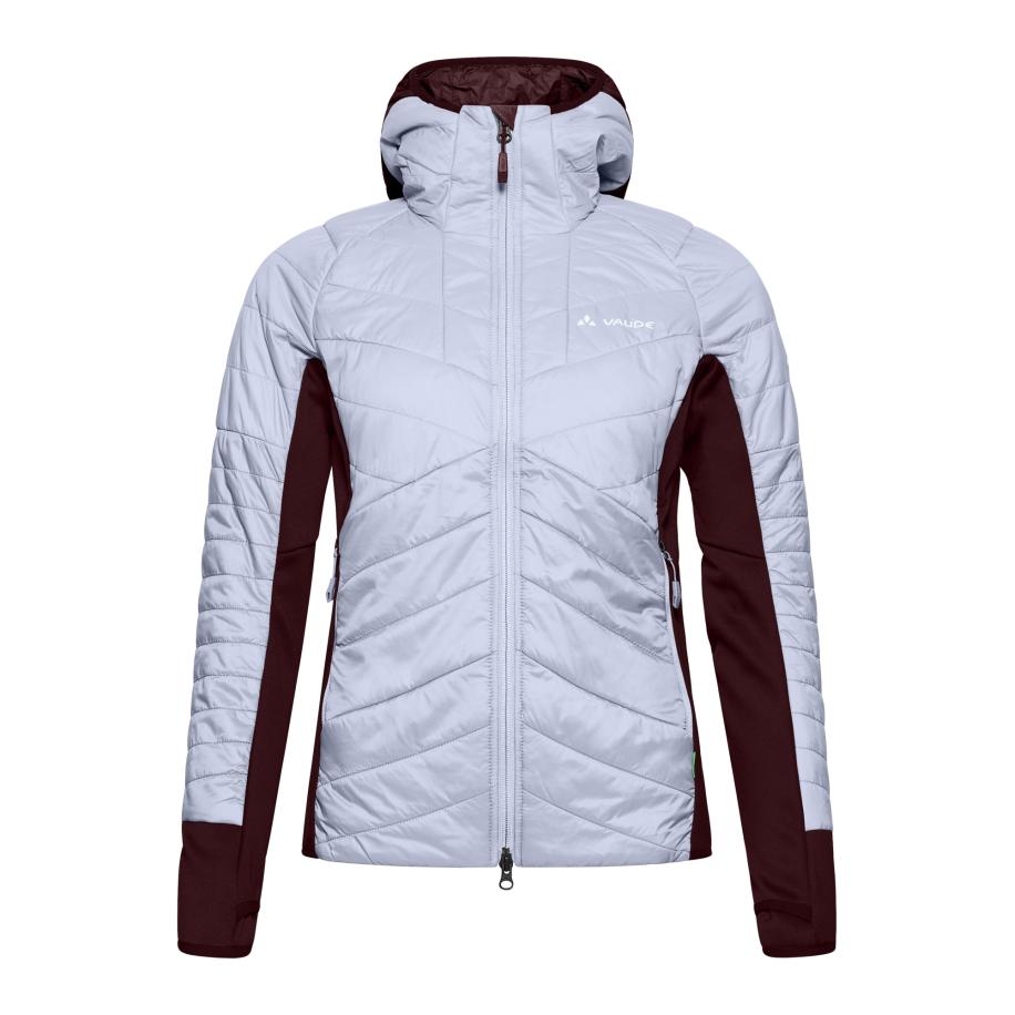 Vaude VAUDE Outdoorjas Sesvenna grijs / wijnrood -