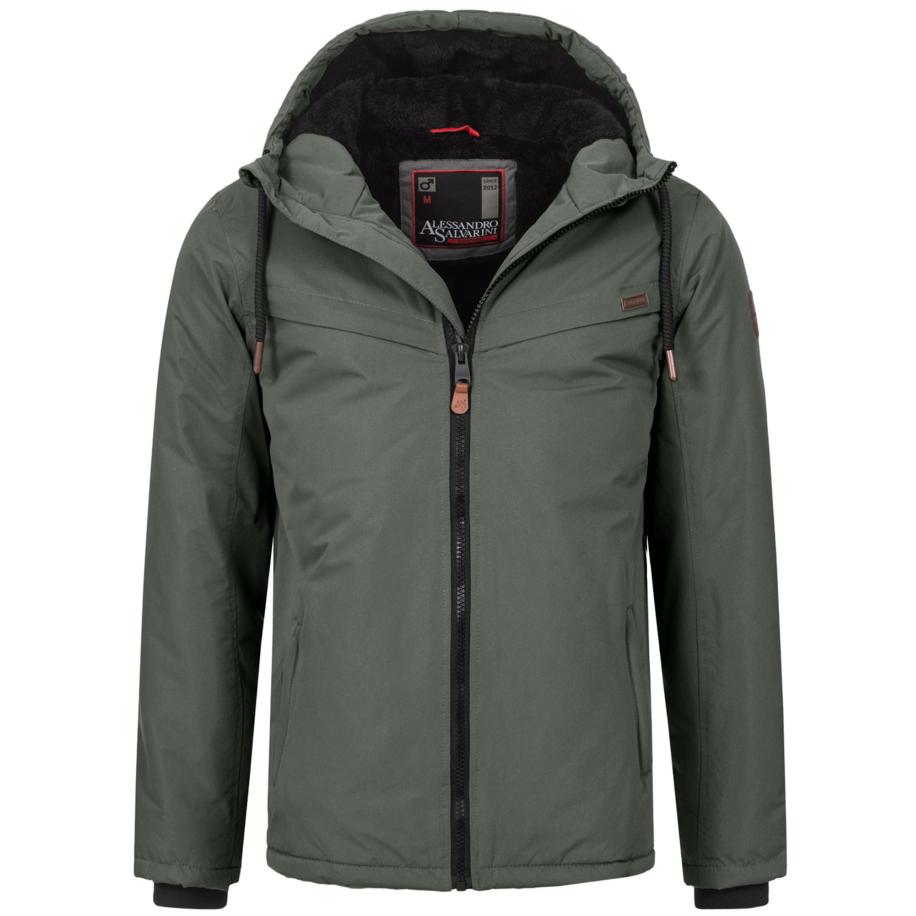 Alessandro Salvarini Alessandro Salvarini Winterjas AS331 bruin / antraciet -