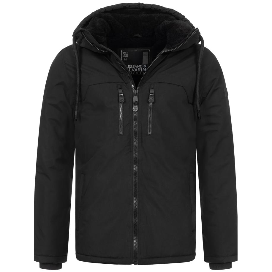 Alessandro Salvarini Alessandro Salvarini Winterjas zwart -
