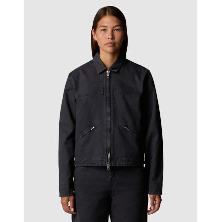 The North Face Cedar Canvas utility jack in zwart