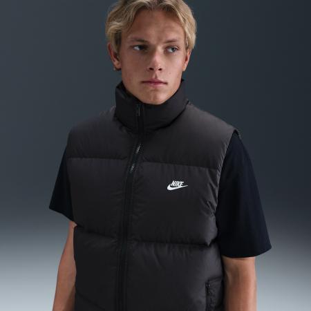 Nike Sportswear Club Therma-FIT gewatteerde bodywarmer voor heren - Zwart