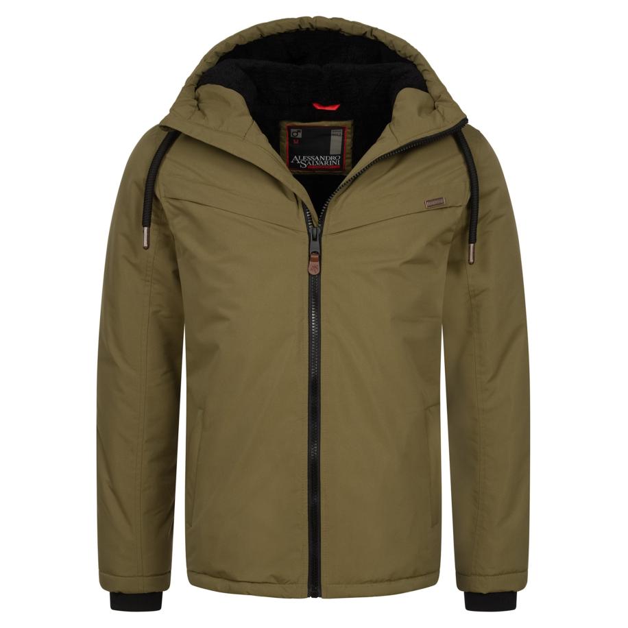 Alessandro Salvarini Alessandro Salvarini Winterjas bruin / olijfgroen -