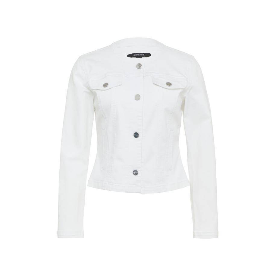 Comma COMMA Tussenjas white denim -