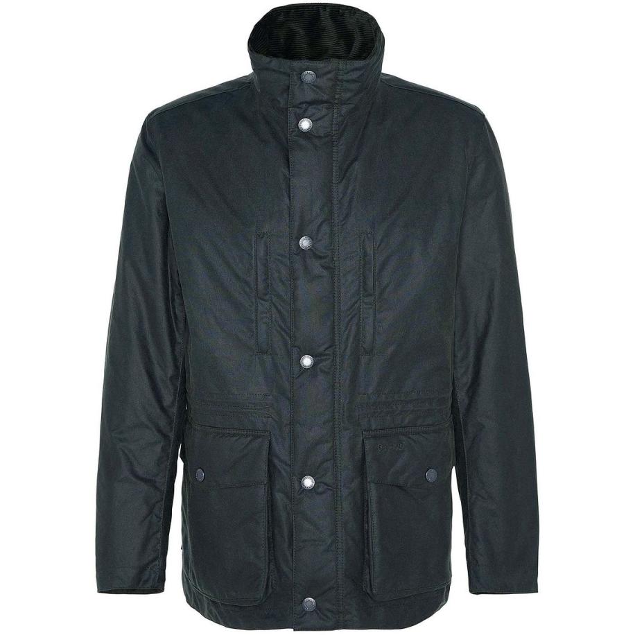 Barbour Falstone Wax Jas Donkergroen Groen