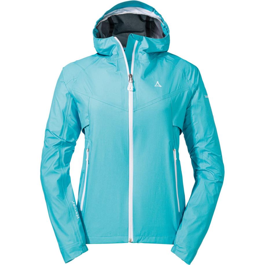 Schöffel Schöffel Outdoorjas Ryten turquoise / wit -