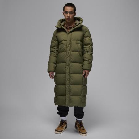 Jordan Flight herenparka met dons - Groen