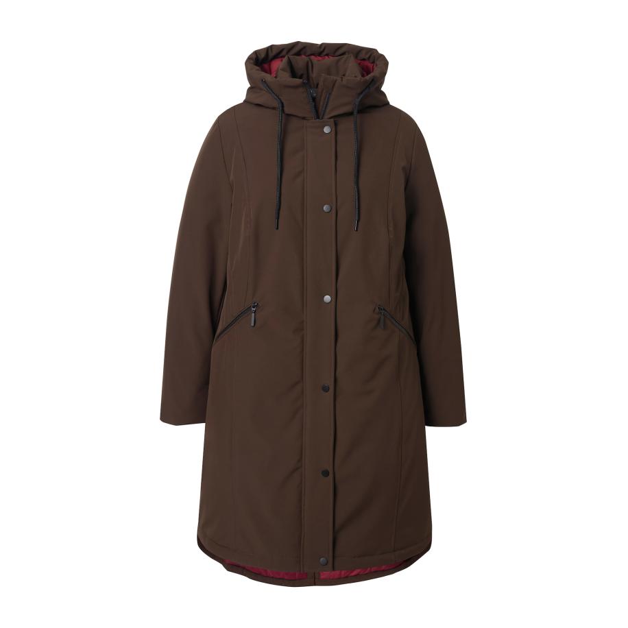 Ulla Popken Ulla Popken Tussenjas donkerbruin -