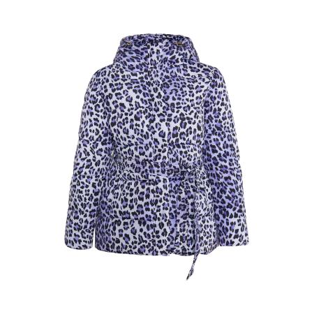 MYMO Winterjas lavendel / zwart / offwhite