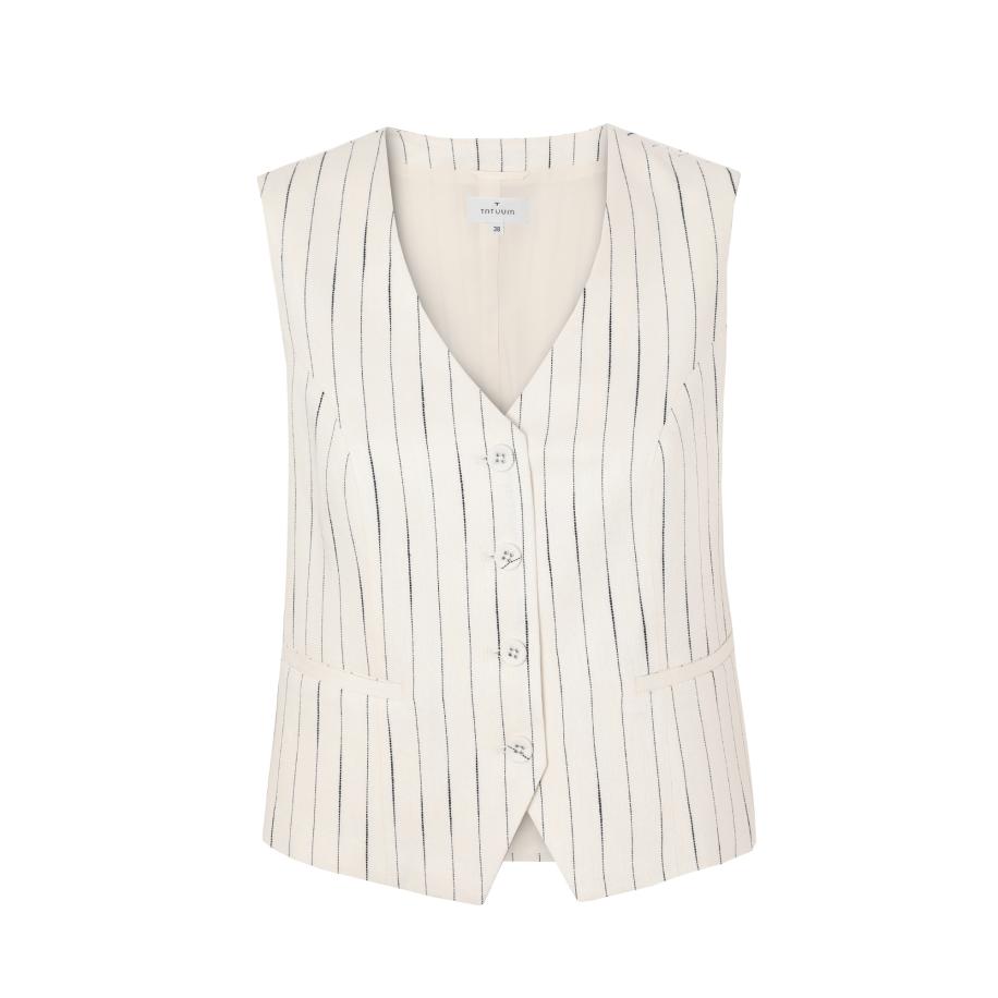 TATUUM Bodywarmer Remela zwart / offwhite Wit