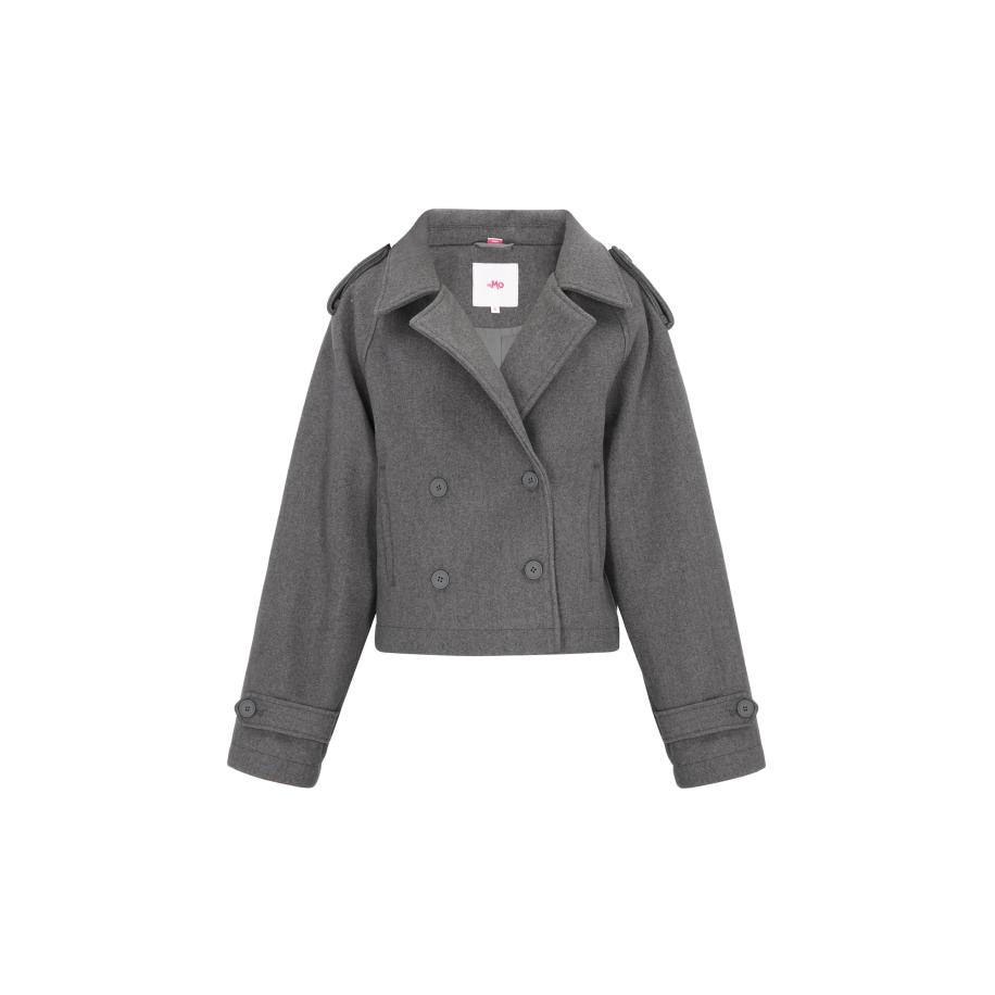MYMO MYMO Tussenjas Young Fashion donkergrijs -