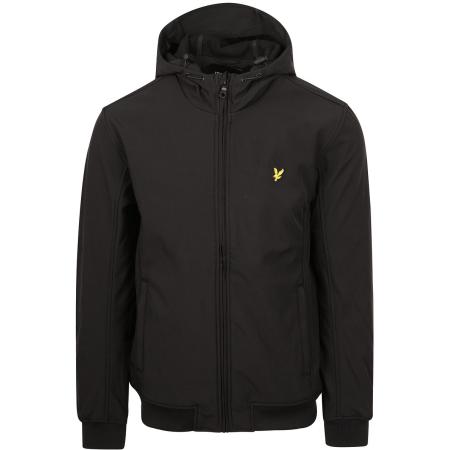 Lyle & Scott Jas Softshell Fleece Zwart