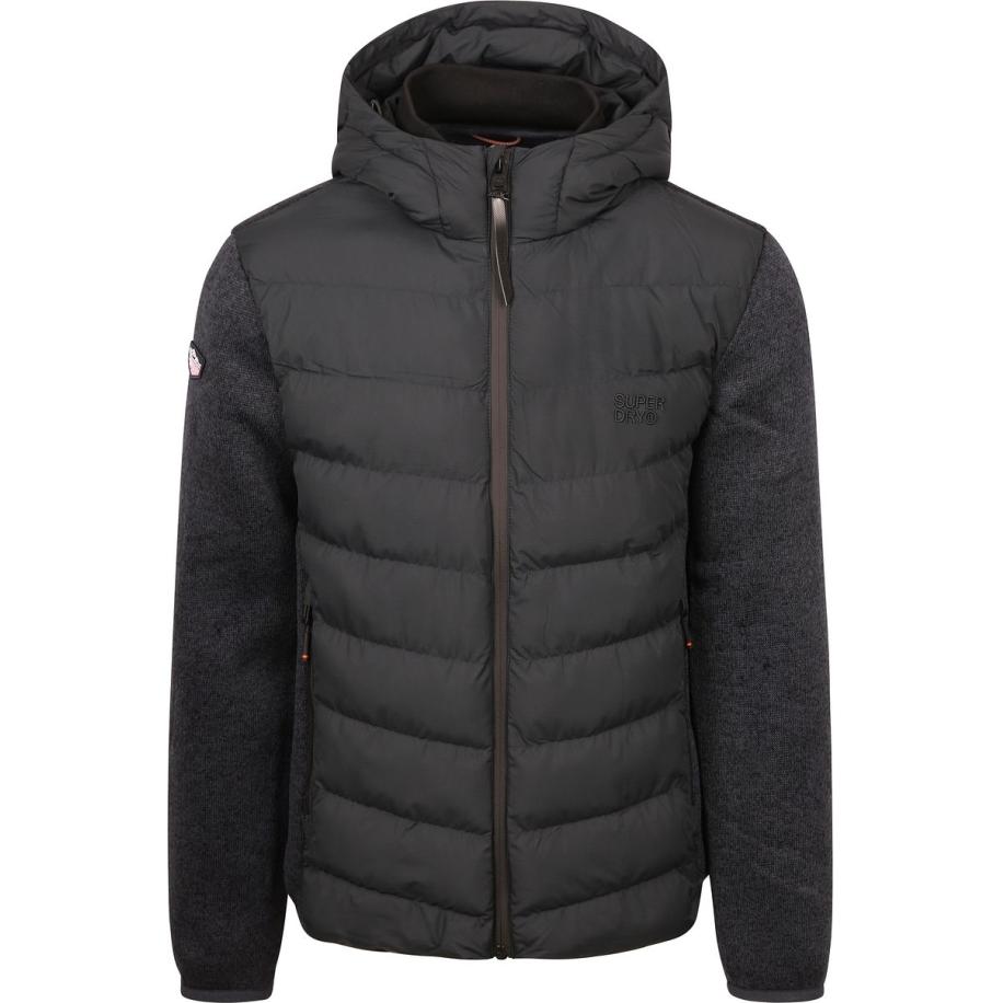Superdry Hooded Storm Jack Navy Blauw