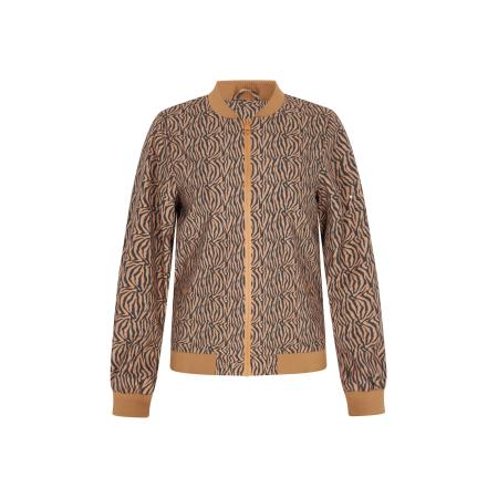 Sidona Tussenjas beige / zwart