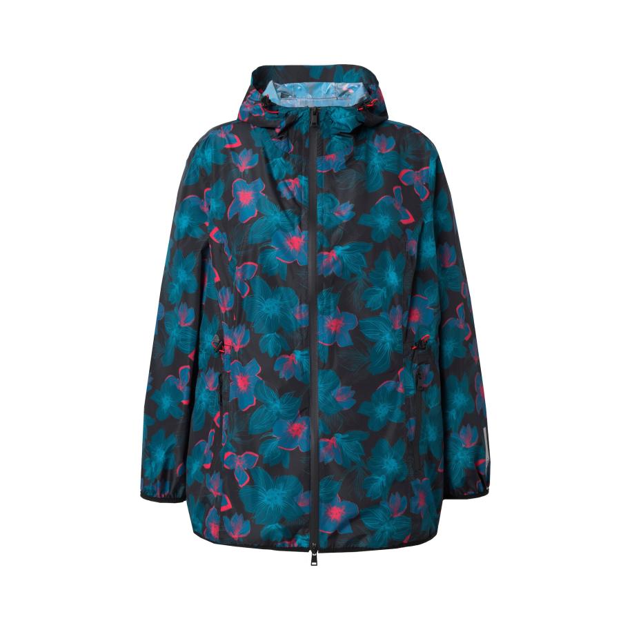 Ulla Popken Ulla Popken Tussenjas blauw / rood / zwart -