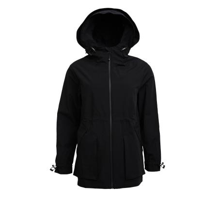 JACK1T JACK1T Outdoorjas Helio Mid Windbreaker zwart