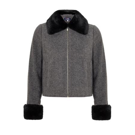 Jimmy Sanders Jimmy Sanders Tussenjas antraciet / zwart