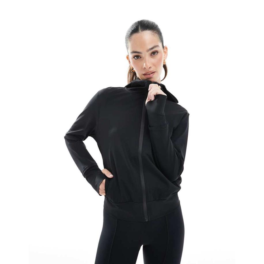 Born Living Yoga Airla Sport Lichtgewicht sportjack in zwart Zwart