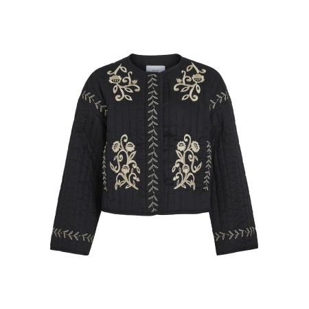 Vila VILA Tussenjas beige / zwart