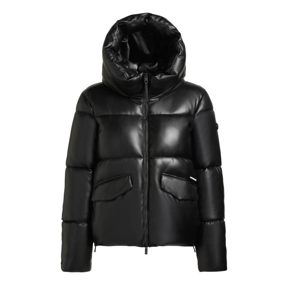 Khujo khujo Winterjas Aurora zwart -