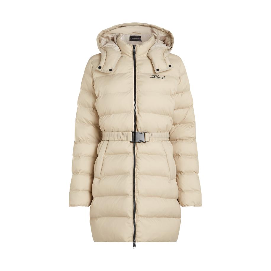 Karl Lagerfeld Karl Lagerfeld Winterjas beige / zwart -