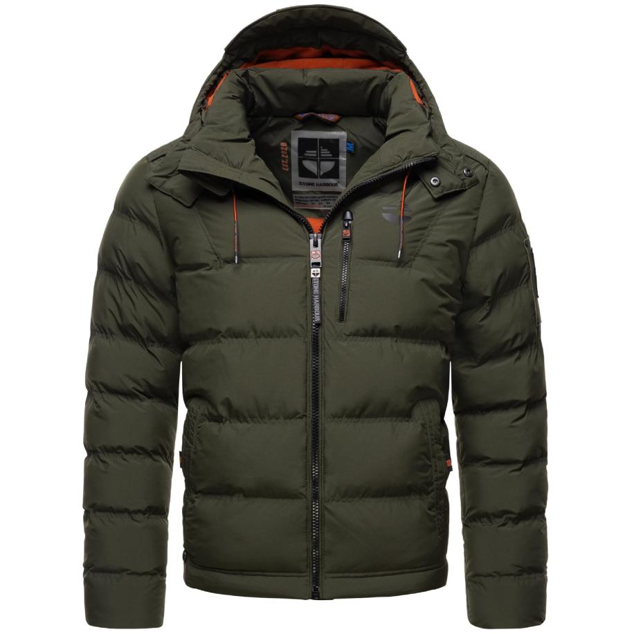 STONE HARBOUR STONE HARBOUR Winterjas Arvidoo kaki -