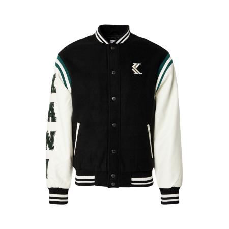 Karl Kani Karl Kani Tussenjas crème / smaragd / zwart