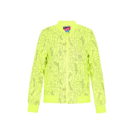 UCY Tussenjas neongeel / grijs