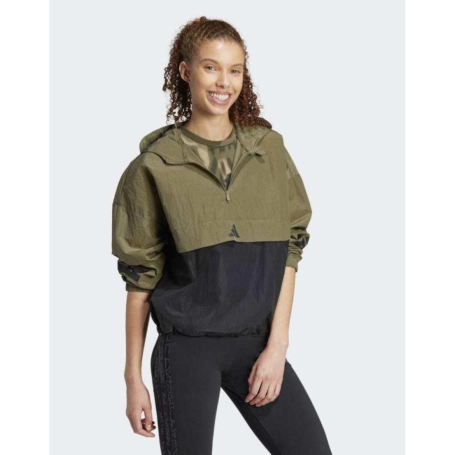 adidas Originals Windjack in olijfgroen Groen