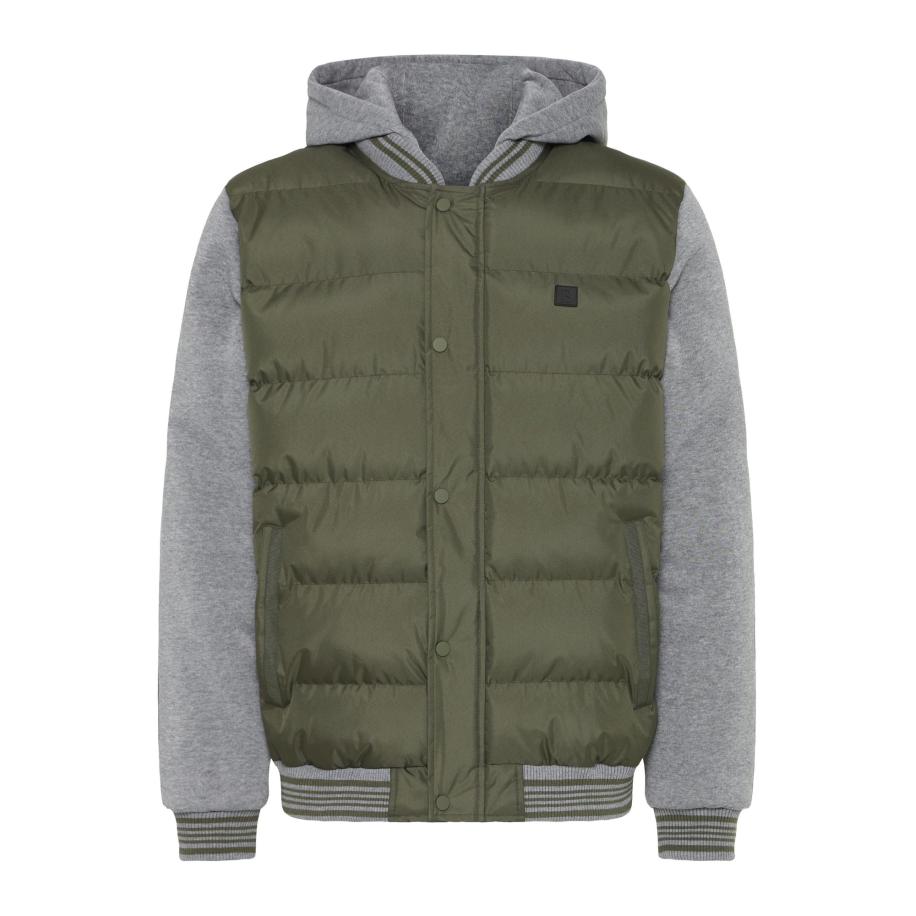 Blend BLEND Tussenjas BHERNIE grijs gemêleerd / donkergroen -