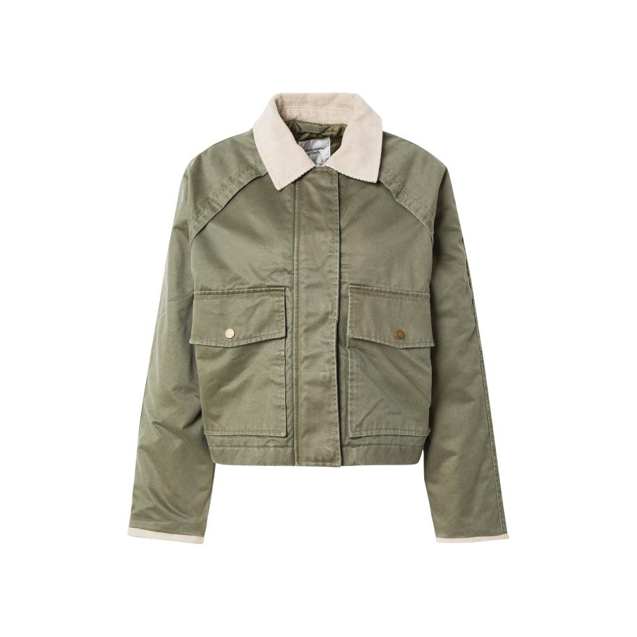 Abercrombie & Fitch Abercrombie & Fitch Tussenjas taupe / groen -