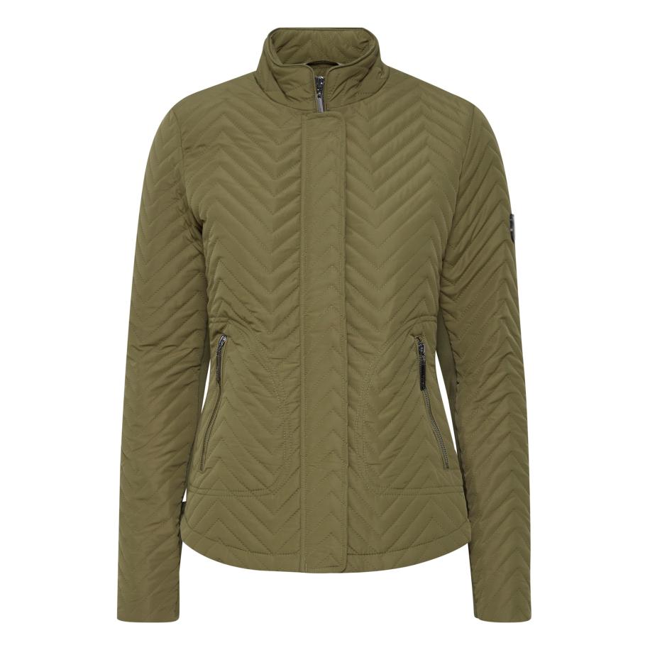 Fransa Fransa Tussenjas Esfit olijfgroen -