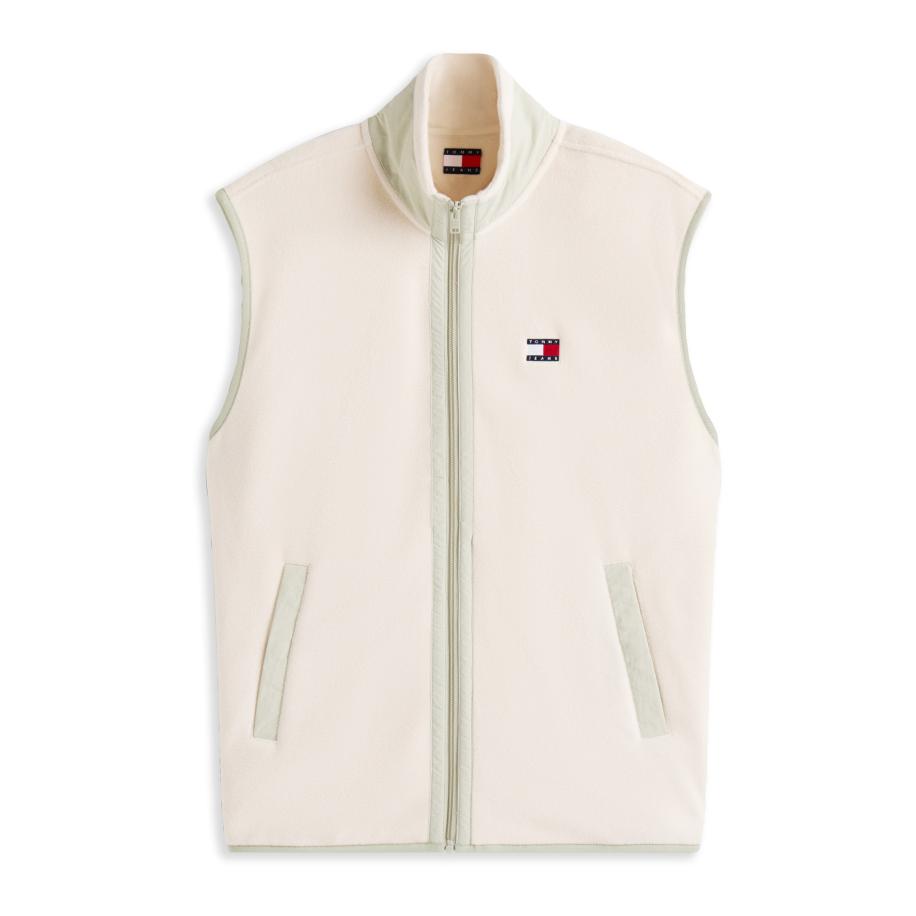 Tommy Jeans Tommy Jeans Bodywarmer lichtbeige / pastelgroen -