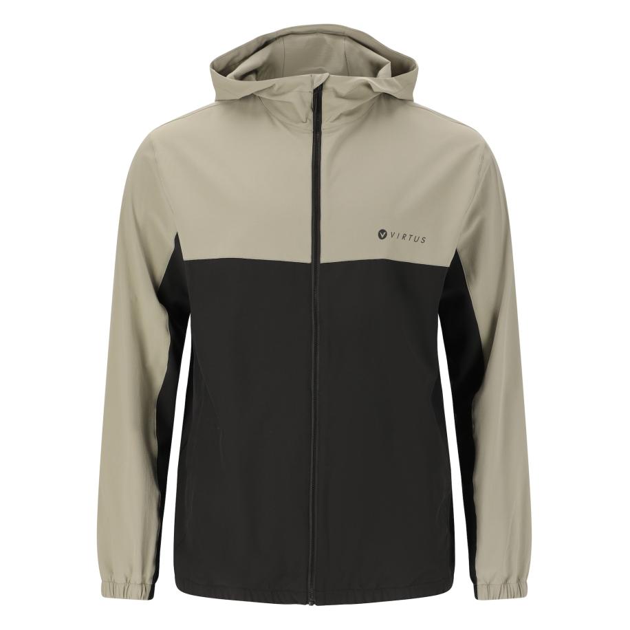 Virtus Virtus Outdoorjas Kylan beige / zwart -