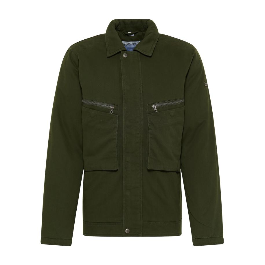 DreiMaster DreiMaster Vintage Tussenjas Imane donkergroen -