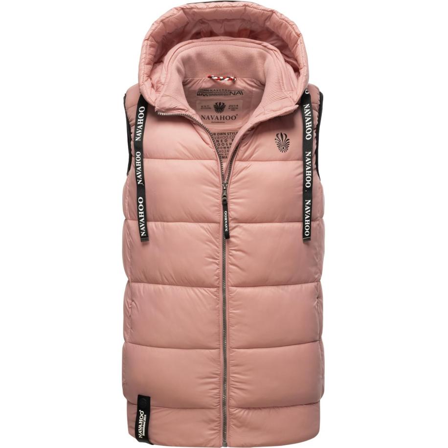 NAVAHOO Bodywarmer Kassidy oudroze / zwart / wit Roze