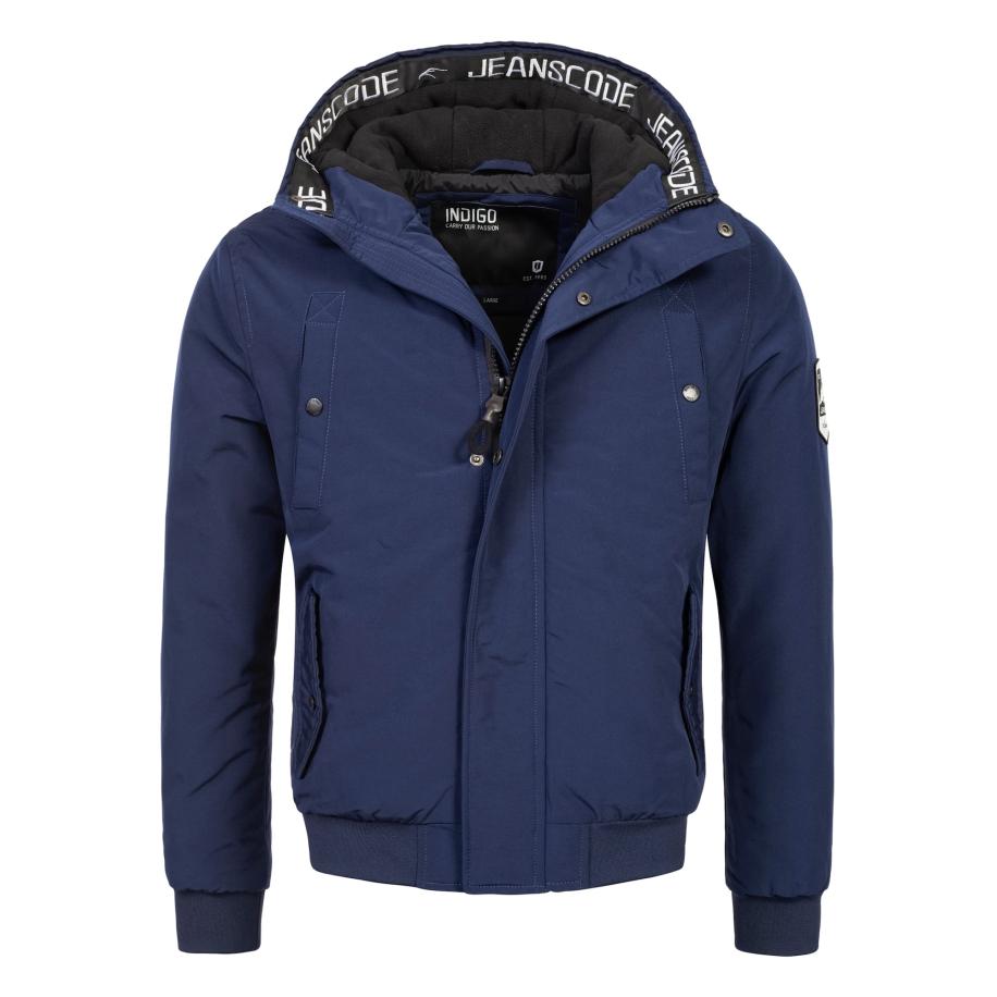 INDICODE JEANS INDICODE JEANS Winterjas Albany blauw -